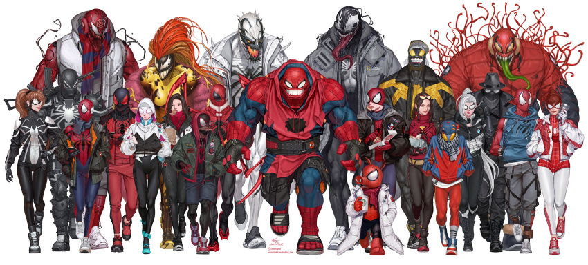absurdres, agent_venom, animal, animal_print, anti-venom, anya_corazon, ballet_slippers, ben_reilly