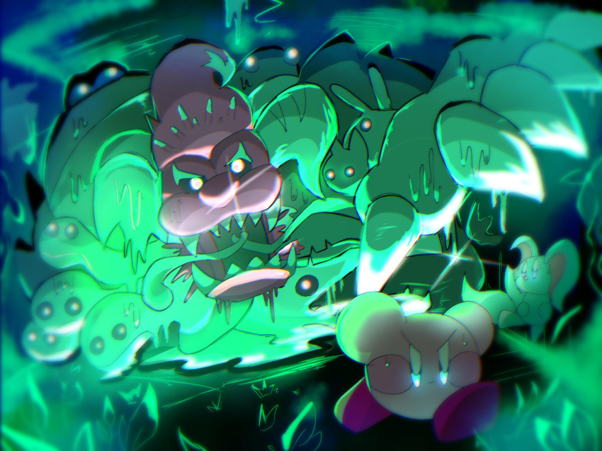 blush_stickers, chimera, claws, elfilin, fangs, fecto_forgo, fecto_forgo_(monster), glowing
