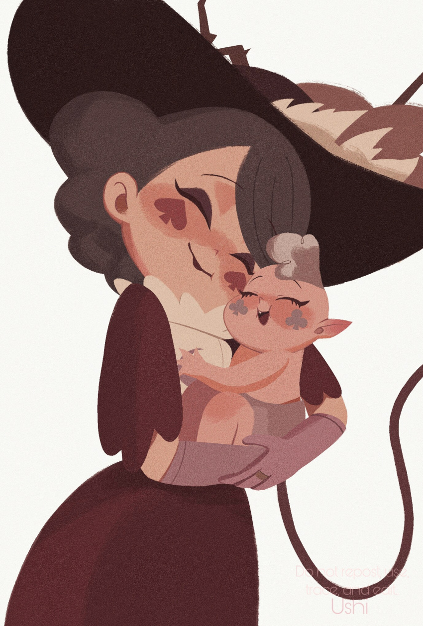 2girls, baby, blush, diaper, dress, eclipsa_butterfly, green_hair, highres