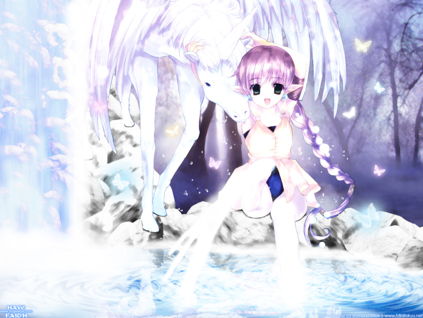 horse, omnibus, tagme, unicorn, yunagi_futaba