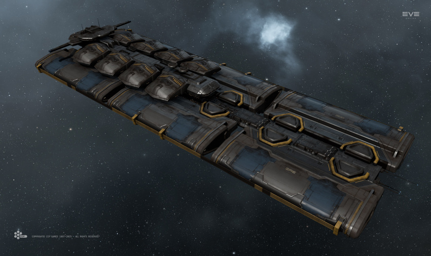 3d, carrier, clouds, command_ship_(eve_online), commentary, company_logo, company_name, copyright_logo