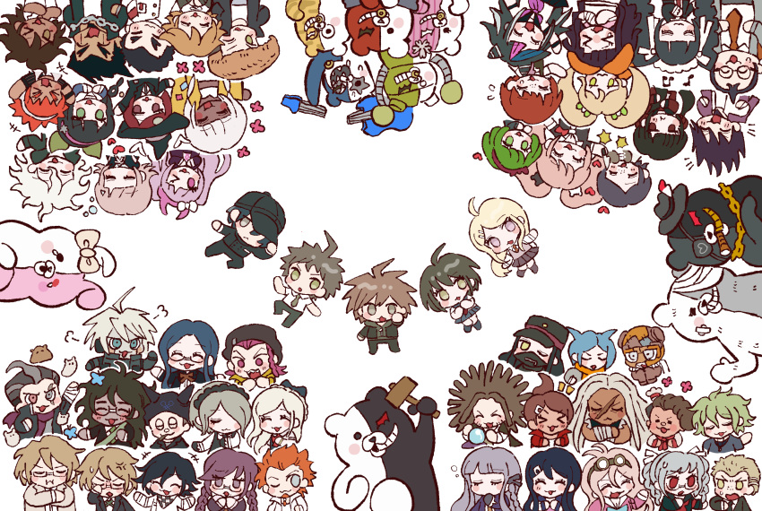 >_<, 30en_(esx5g), 6+boys, 6+girls, :3, :o, absolutely_everyone, ahoge