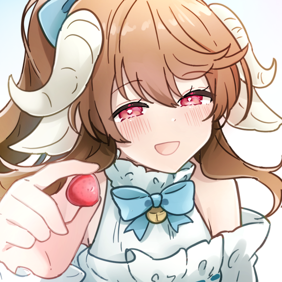 1girl, :d, arknights, aza_nonoka, bare_shoulders, blue_bow, blue_bowtie, blush