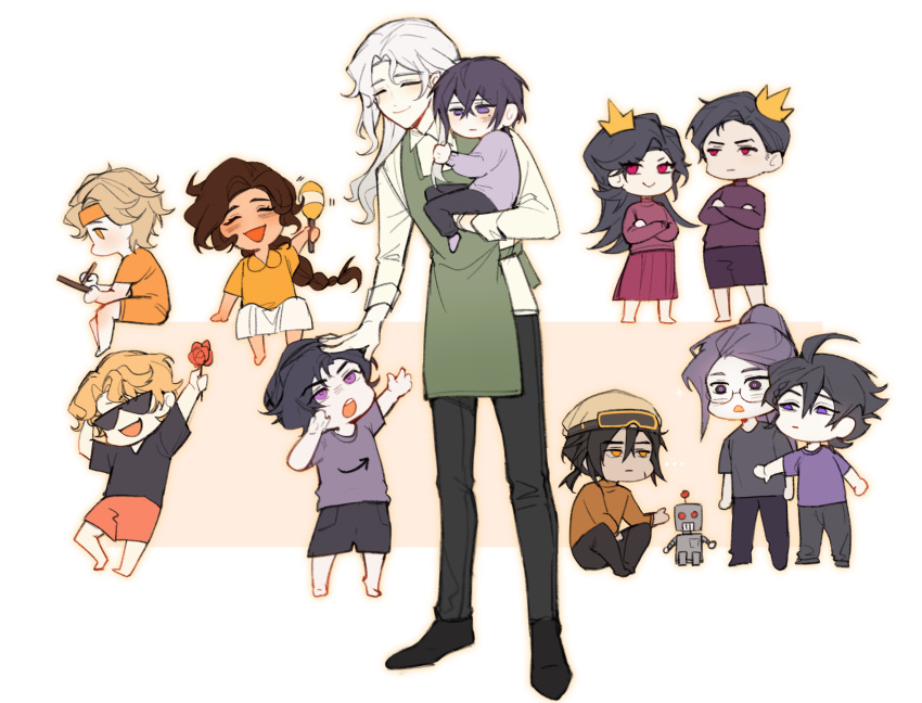 16personalities, adventurer_(16personalities), advocate_(16personalities), ahoge, architect_(16personalities), black_footwear, black_pants, black_shorts