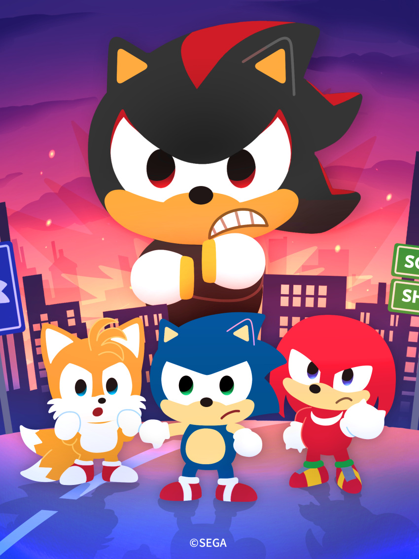 4boys, absurdres, angry, aqua_eyes, artist_request, black_fur, blue_fur, chibi