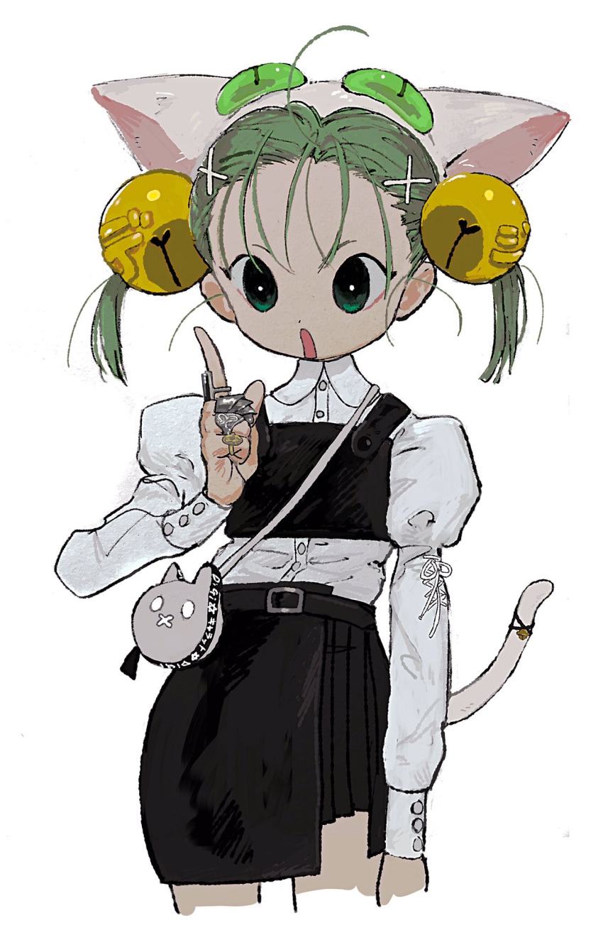 1girl, :o, alternate_costume, alternate_hairstyle, animal_ears, animal_hat, bad_id, bad_twitter_id