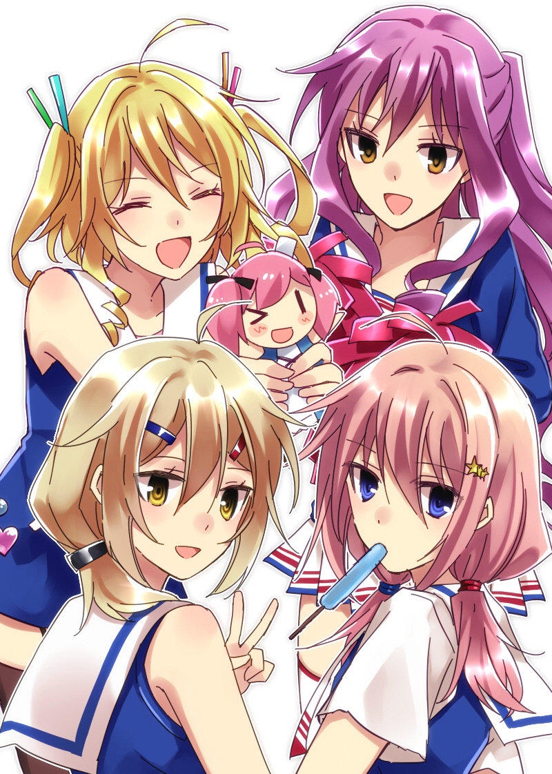 ahoge, amazuki_jou, azur_lane, blonde_hair, blue_eyes, character_doll, craven_(azur_lane), drill_hair