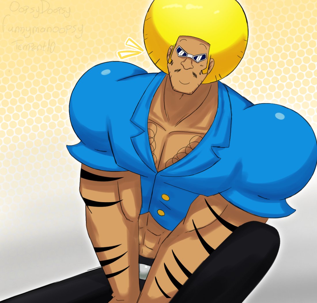 artist_name, bobobo-bo_bo-bobo, bobobo-bo_bo-bobo_(character), dotted_background, funnymanoopsy, gradient_background, tenpent