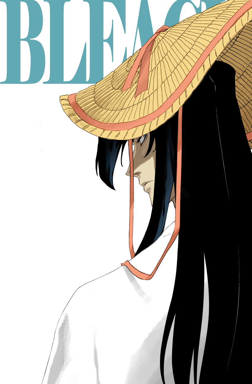 1boy, absurdres, ajirogasa, black_hair, bleach, bleach:_sennen_kessen-hen, blue_eyes, close-up