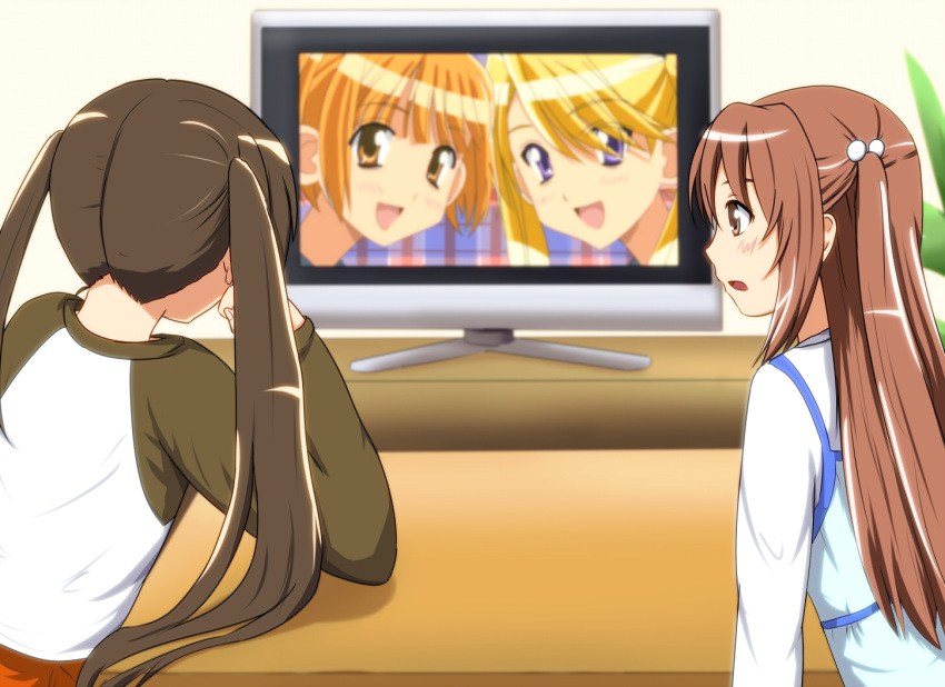 diesel-turbo, inoue_marina, kitamura_eri, minami-ke, minami_kana, oniichan_no_koto_nanka_zenzen_suki_janain_dakara_ne!!, raglan_sleeves, seiyuu_connection