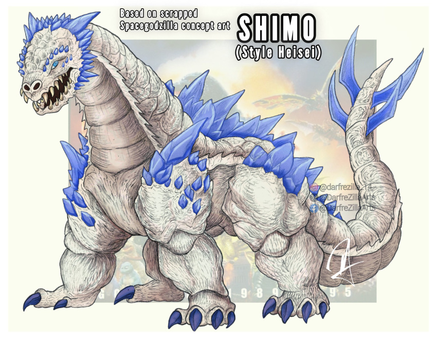 blue_eyes, blue_spine, claws, darfrezillaarts, giant, giant_monster, godzilla_(series), godzilla_x_kong:_the_new_empire