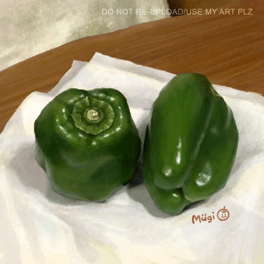 artist_name, bell_pepper, commentary_request, food, food_focus, fruit, fruit_focus, highres