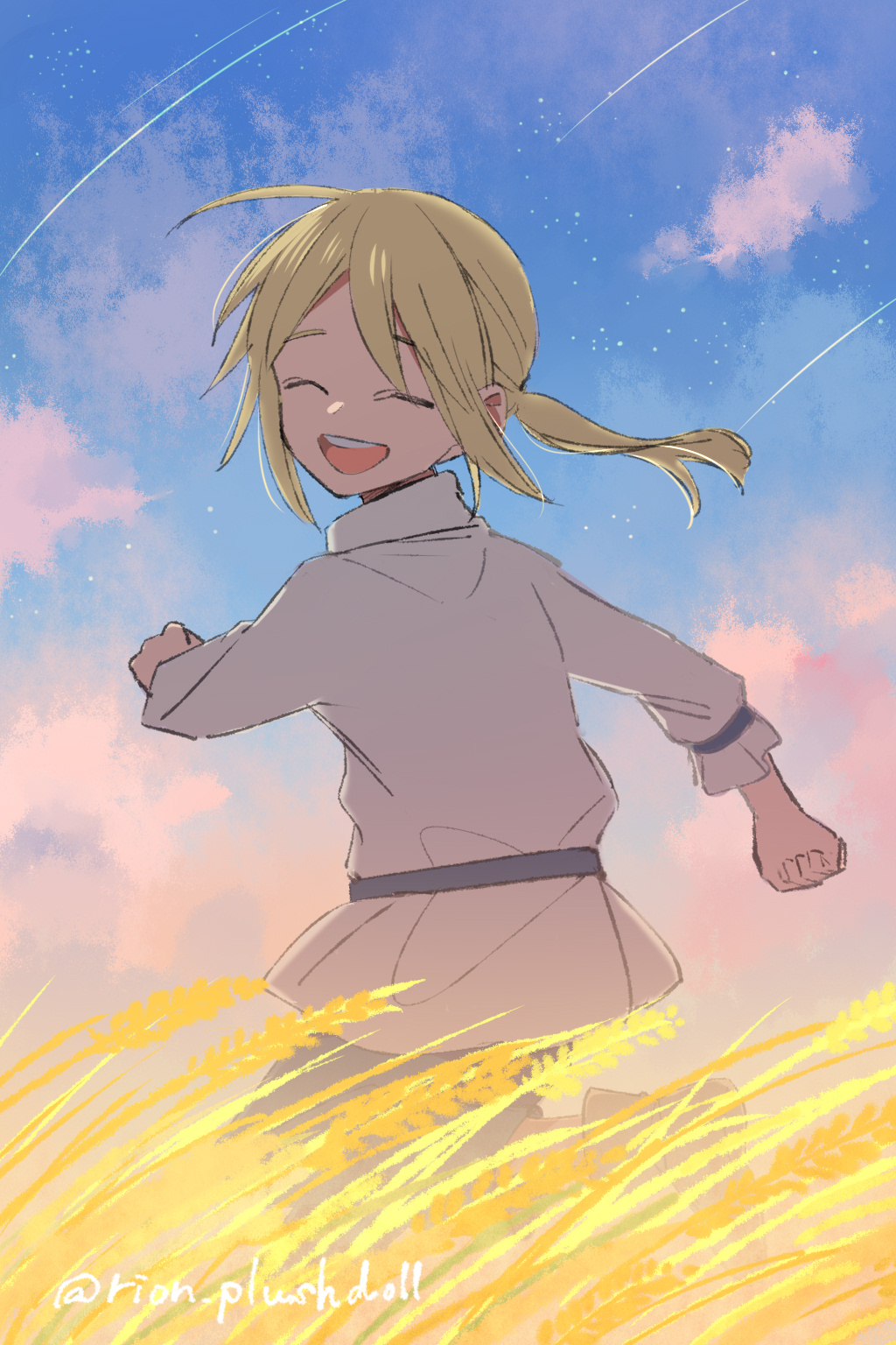 1girl, aged_down, ahoge, artoria_pendragon_(fate), commentary_request, duck11_rp, fate/stay_night, fate_(series)