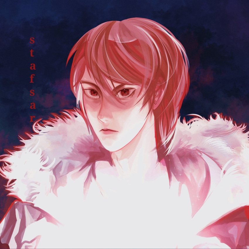 1boy, artist_name, death_note, fur-trimmed_hood, fur_trim, highres, hood, jacket