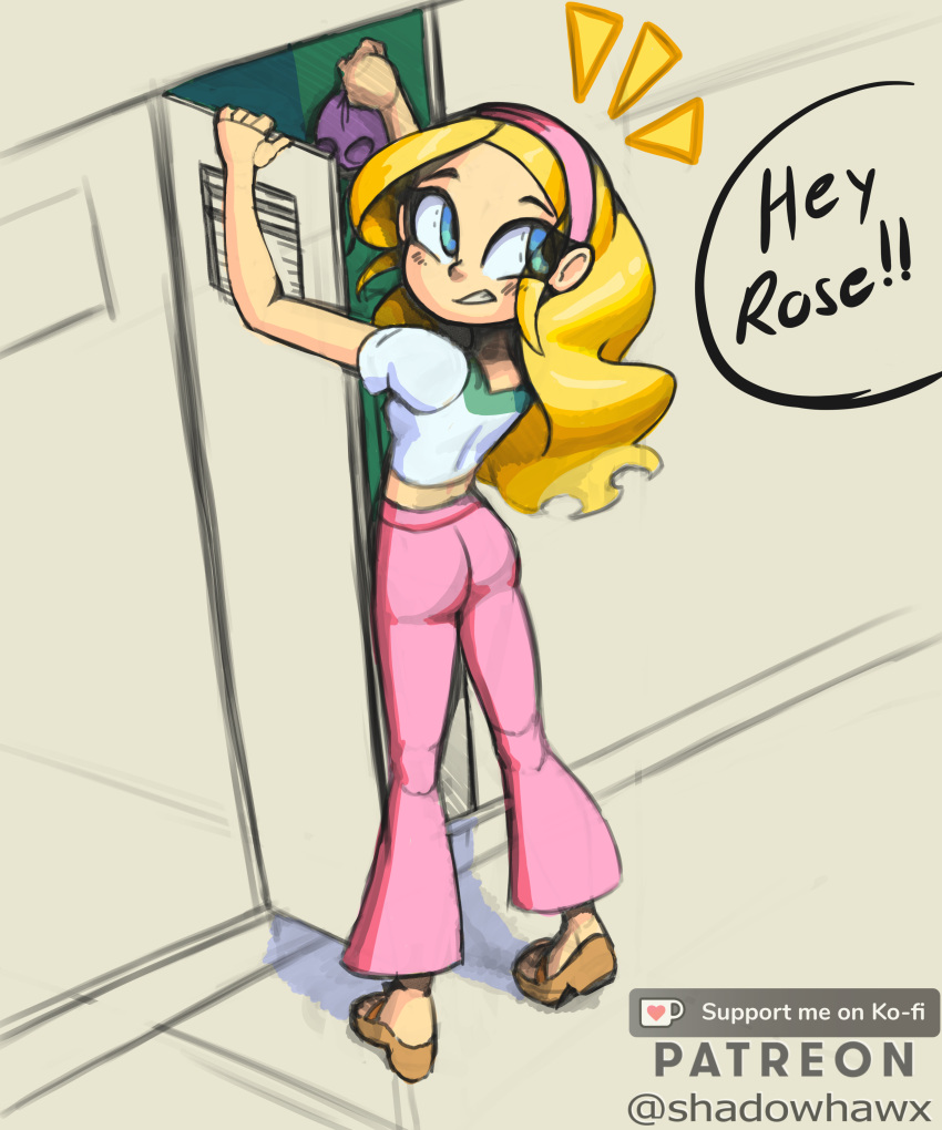 1girl, american_dragon_jake_long, blonde_hair, blue_eyes, disney, disney_channel, female_only, long_hair