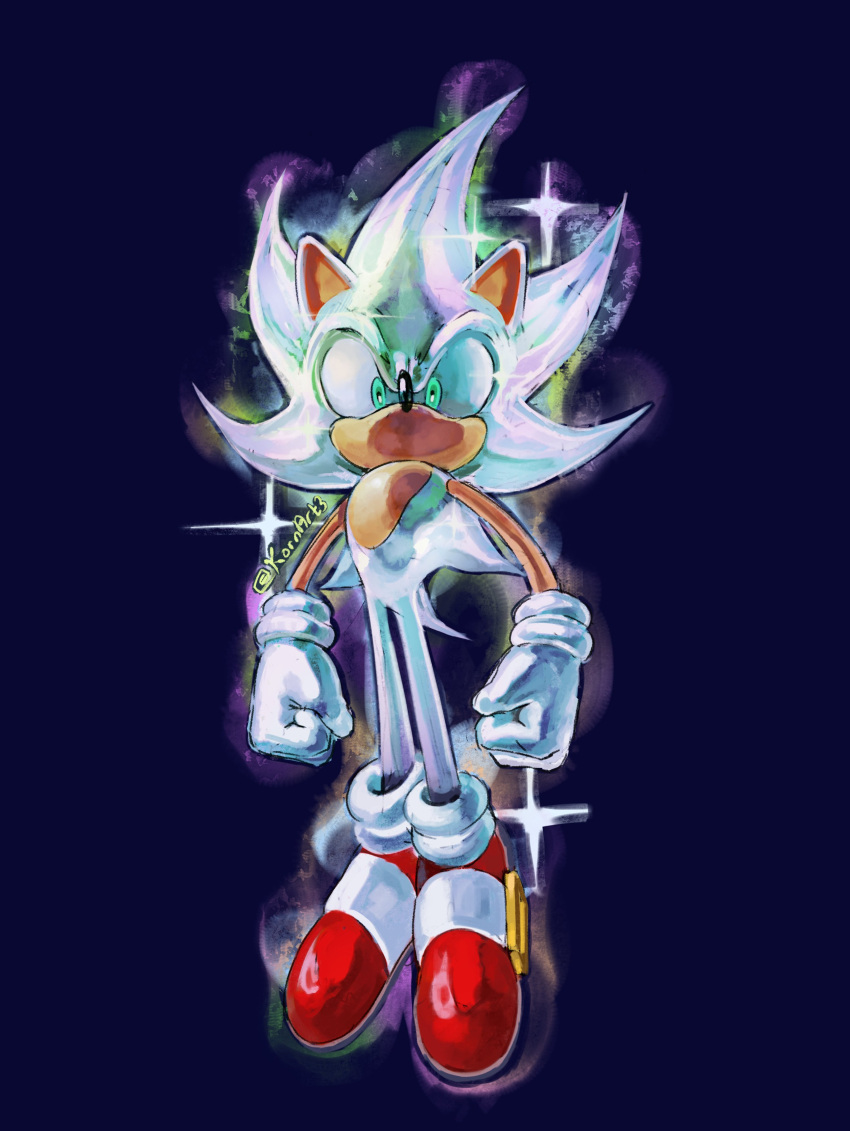 1boy, absurdres, aqua_eyes, blue_background, body_fur, full_body, furry, furry_male
