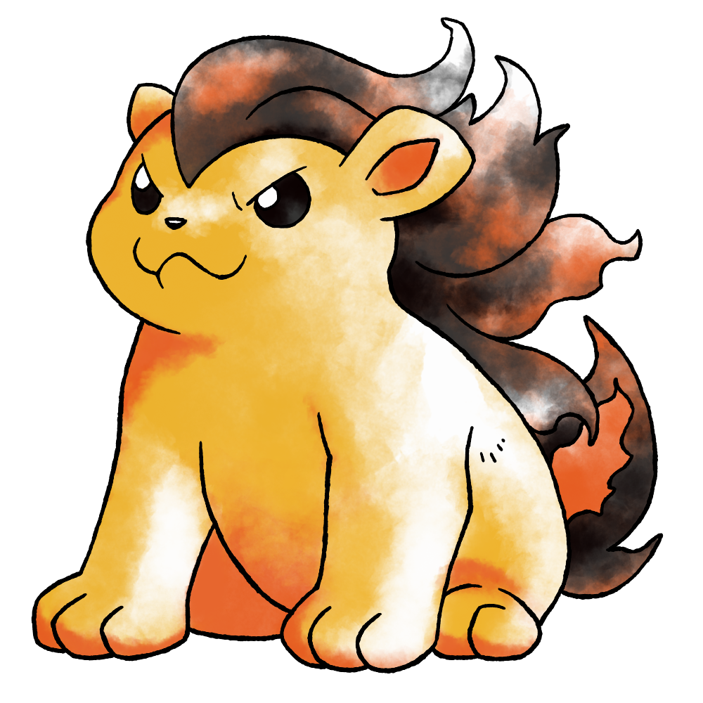 :3, black_hair, black_tail, closed_mouth, full_body, looking_ahead, mane, no_humans