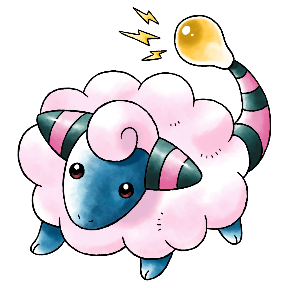 black_horns, black_tail, expressionless, full_body, horns, light_bulb, lightning_bolt_symbol, looking_ahead