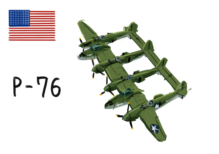 absurdres, aircraft, airplane, alternate_design, american_flag, flag, highres, military_vehicle