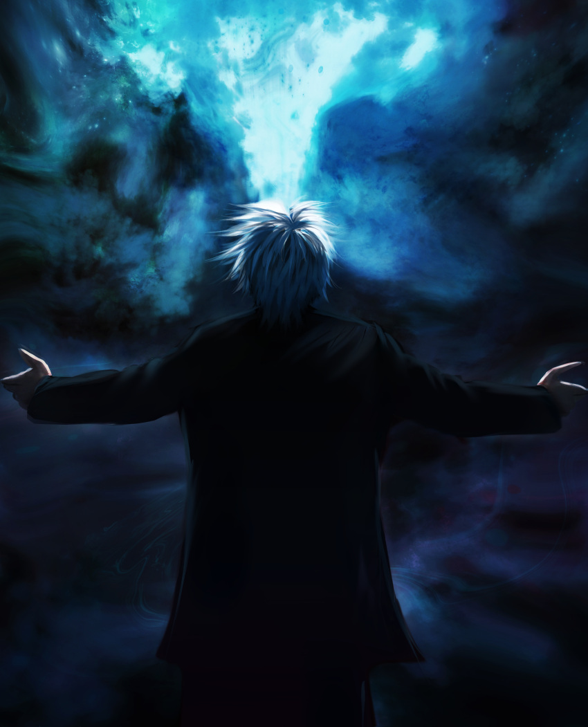 absurdres, back, business_suit, clouds, crain1art, dark_background, dark_clouds, date_a_live