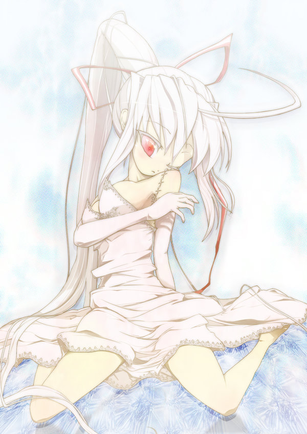 elbow_gloves, freudia_neuwahl, gloves, hair_ribbon, hissatsukun, ponytail, ribbon, rosenkreuzstilette