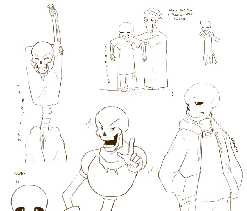 2023, 2boys, 2d, :d, alternate_costume, armpit_carry, artist_name, brothers