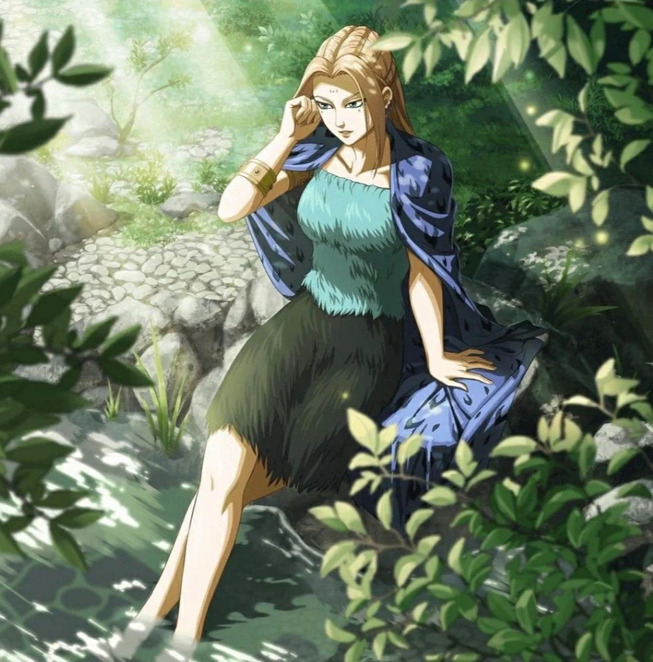 1girl, female, female_focus, kingdom, medium_hair, sitting, stream, yotanwa