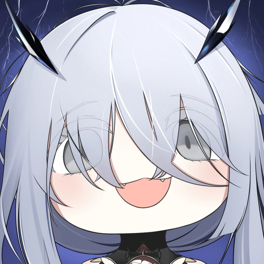 1girl, azur_lane, fancy_(azur_lane), fangs, happy, long_hair, open_mouth, quancy