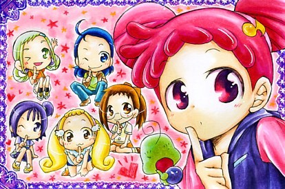 asuka_momoko, child, copics, finger_to_mouth, fujiwara_hazuki, harukaze_doremi, kumasato_kumako, lowres