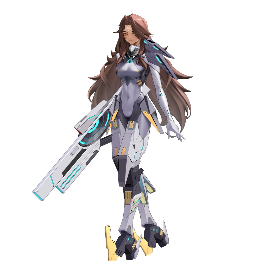 1girl, absurdres, alternate_costume, armor, armored_bodysuit, armored_boots, armored_gloves, boots
