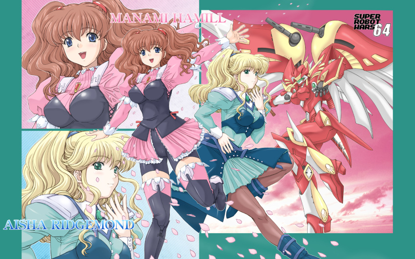 :d, aisha_ridgemond, bangs, bike_shorts, black_legwear, blonde_hair, blue_eyes, blush