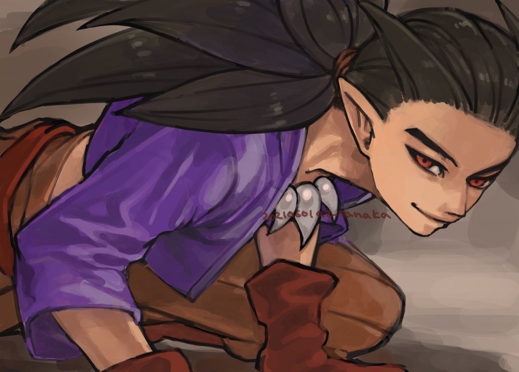 1boy, all_fours, belt, brown_hair, commentary_request, dragon_quest, dragon_quest_builders_2, gloves