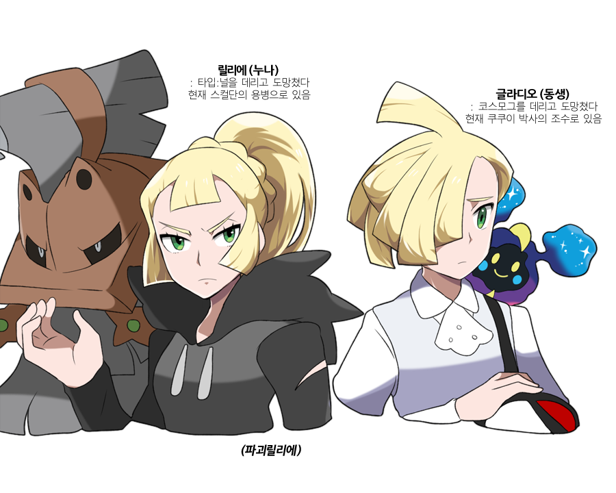 1boy, 1girl, bag, black_hoodie, blonde_hair, braid, brother_and_sister, commentary