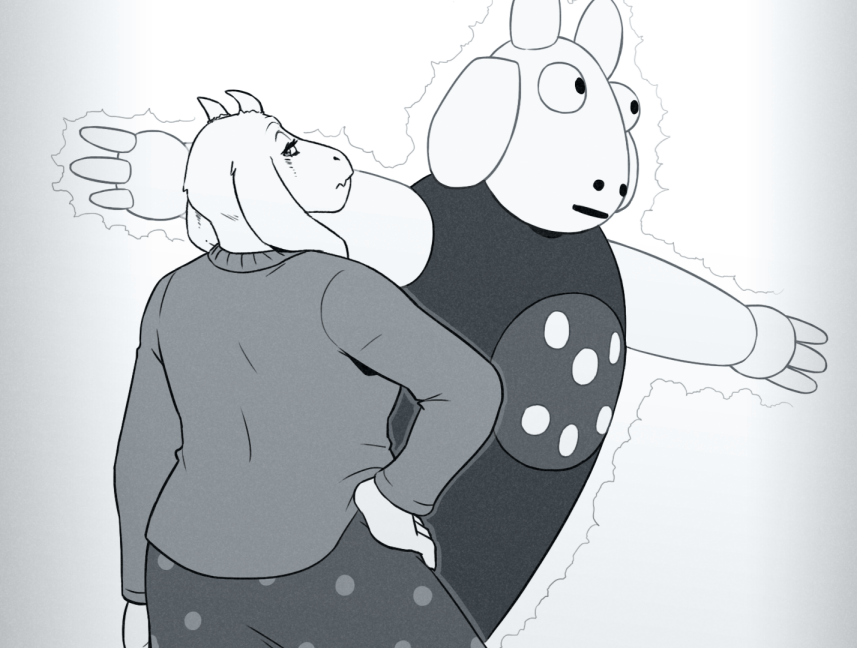 1girl, 2023, 2d, anthro, back, commentary, digital_media, english_commentary