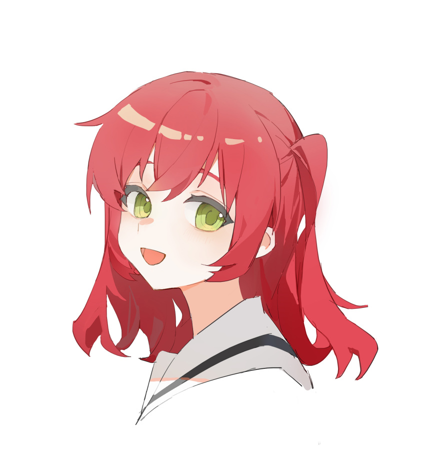 1girl, absurdres, bocchi_the_rock!, chaluo11, commentary, green_eyes, hashtag-only_commentary, highres