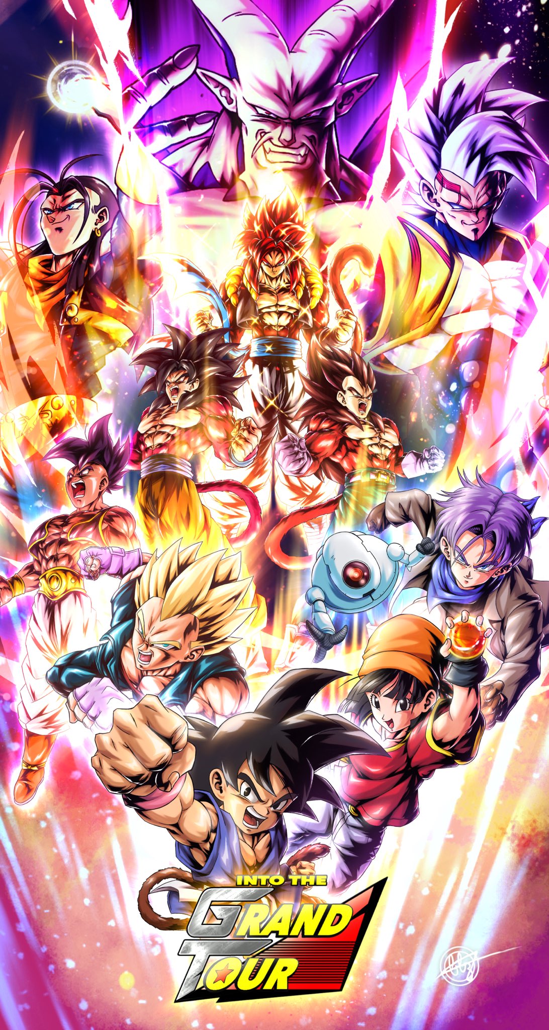 1girl, baby_(dragon_ball), baby_vegeta, bandana, black_hair, blue_eyes, blue_sash, blz_(blz151101)