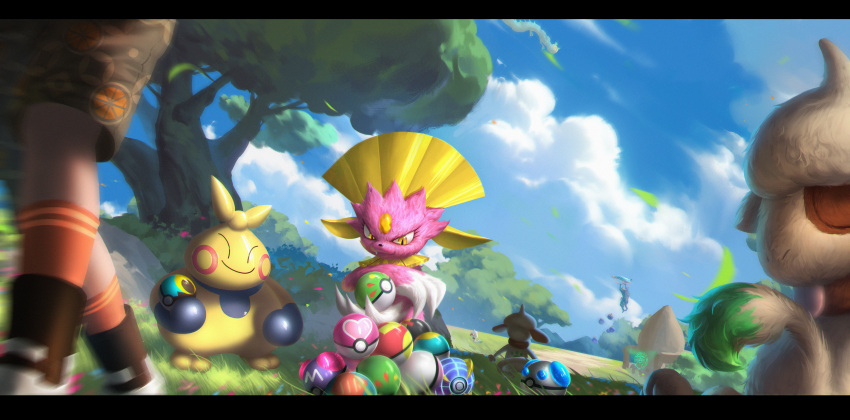2boys, absurdres, beast_ball, fast_ball, friend_ball, head_out_of_frame, heavy_ball, highres