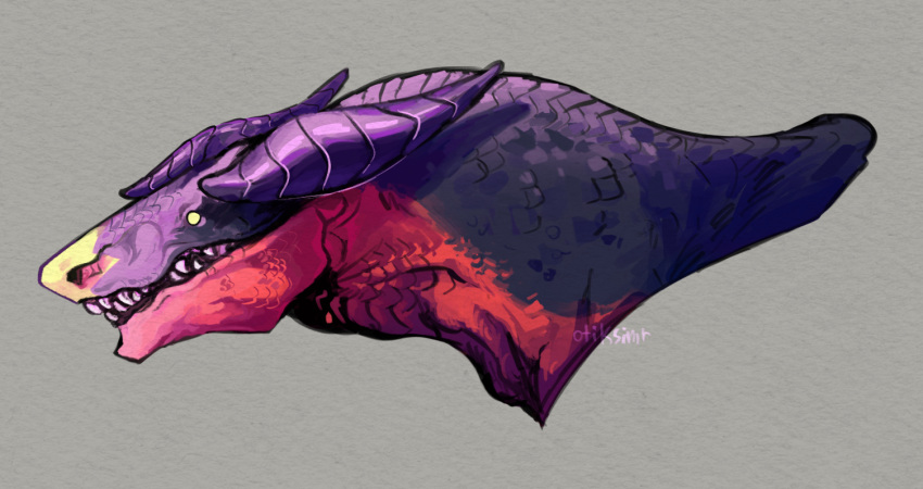 artist_name, garchomp, lizard, no_humans, otiksimr, pokemon, pokemon_(creature), portrait