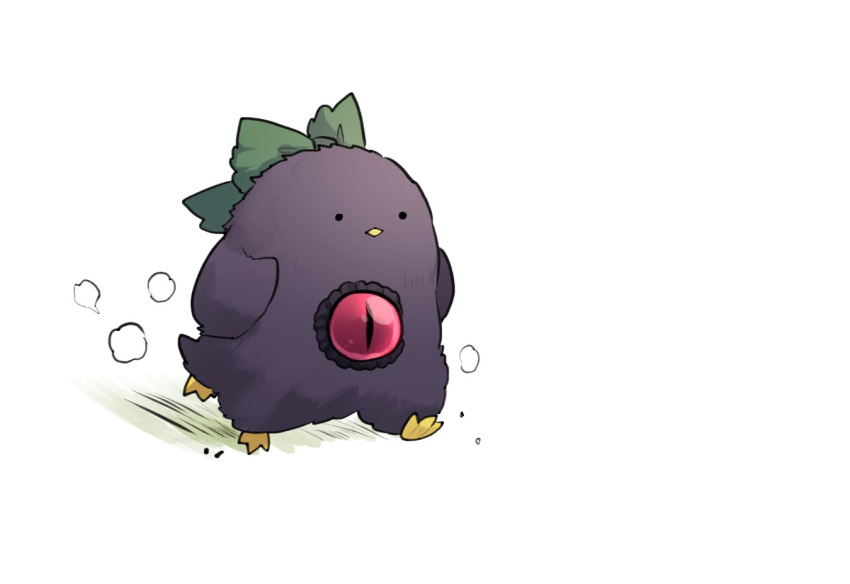 animal_focus, bow, commentary_request, ehho_ehho_(meme), full_body, green_bow, meme, no_humans