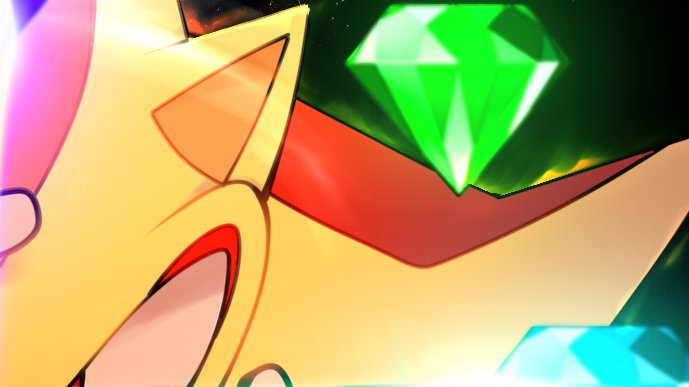 1boy, chaos_emerald, finger_frame, furry, furry_male, gloves, glowing, looking_at_viewer