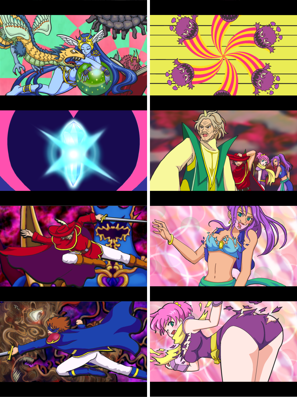 alternate_form, apanda, ass, ball, bartz_klauser, bikini, blue_mage, blue_mage_(final_fantasy)