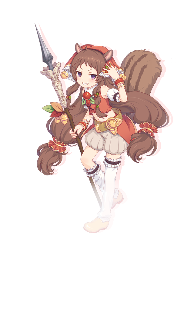 1girl, animal_ears, bandana, bare_shoulders, bell, belt, bracelet, brown_hair