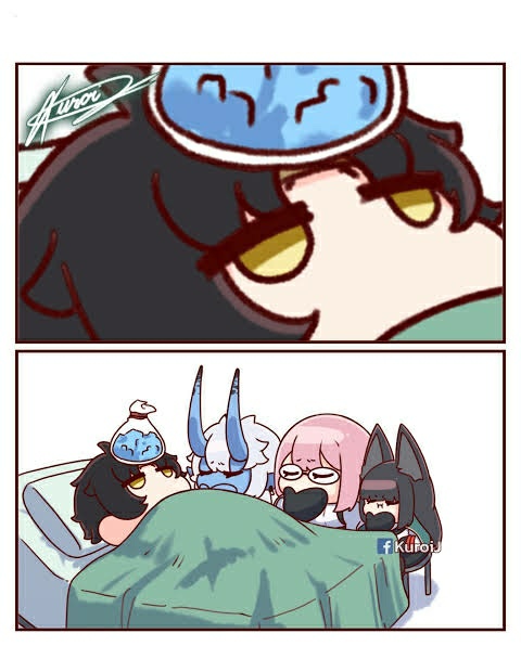 1boy, animal_ears, fox_ears, glasses, harumasa_(zenless_zone_zero), horns, hoshimi_miyabi, kuroij