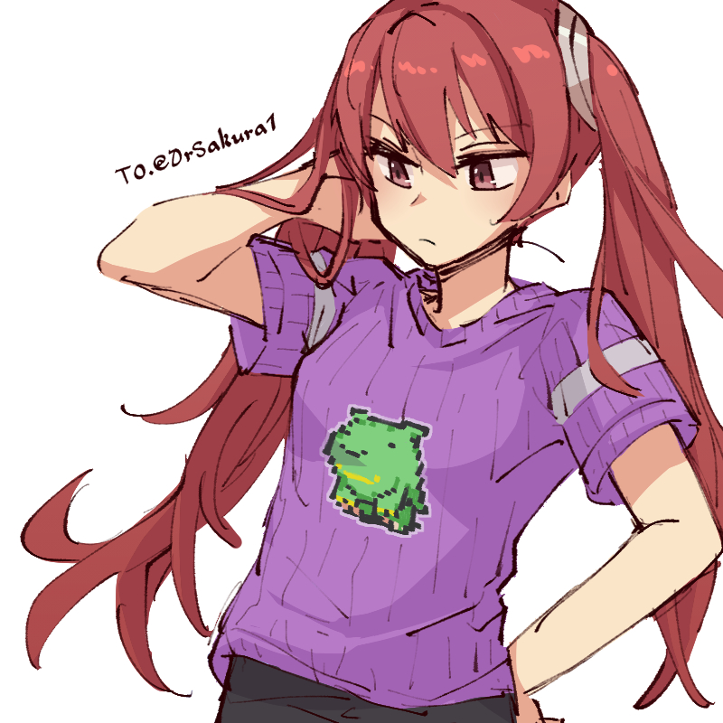 alonemistrist, alternate_costume, arm_behind_head, arm_up, commission, cosplay, fire_emblem, fire_emblem_awakening