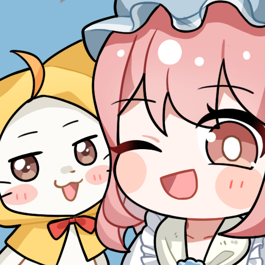 1girl, ahoge, animal, artist_request, blue_background, blue_hat, blush_stickers, bow