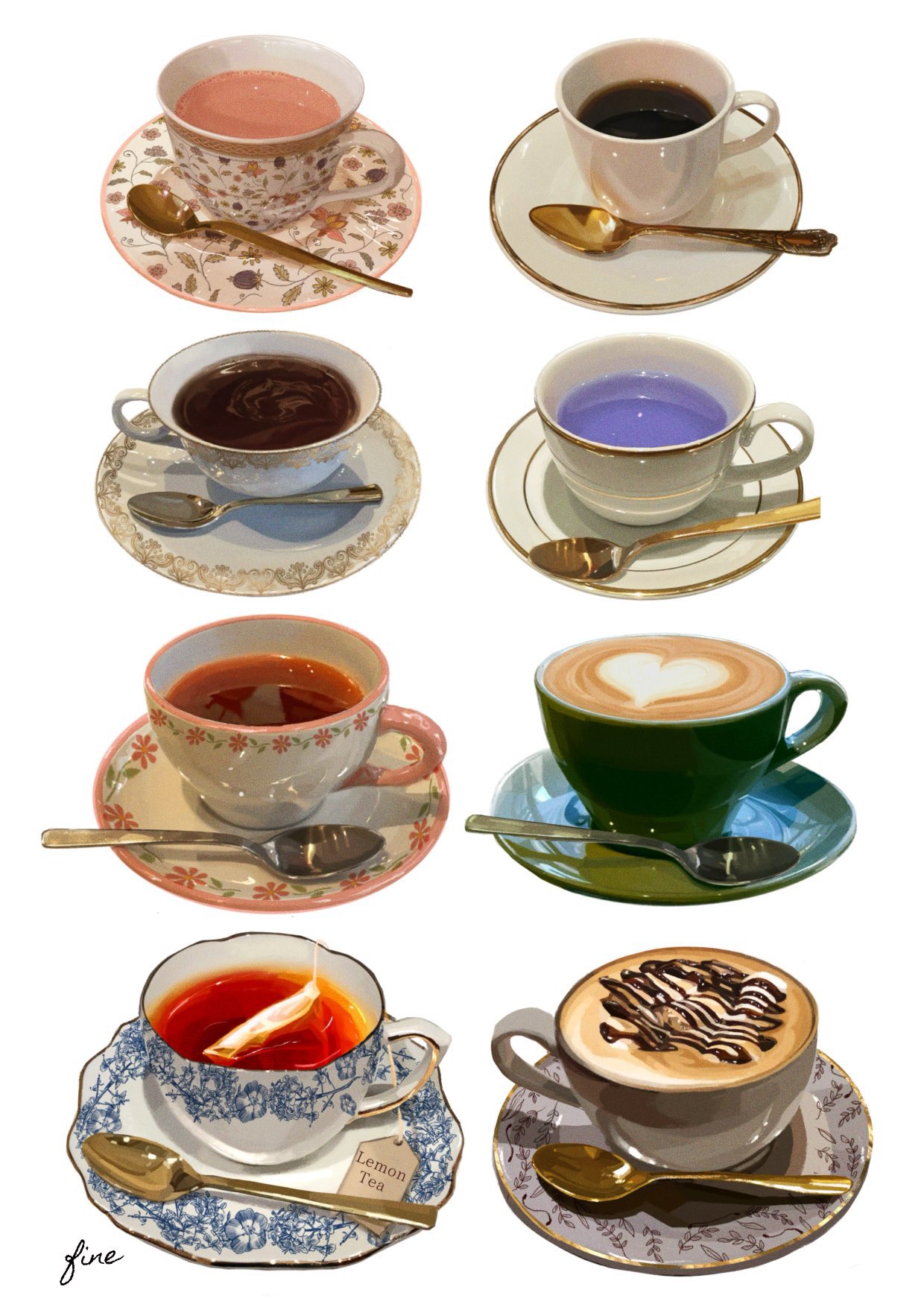 artist_name, cappuccino, coffee, coffee_mug, cup, drink, fine_9725, food