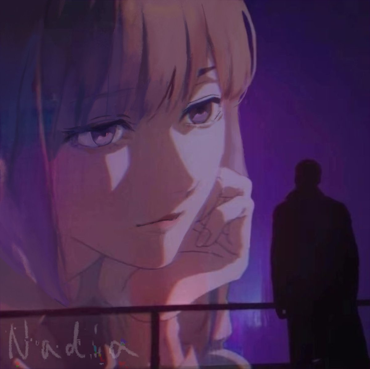 1boy, blade_runner, blade_runner_2049, cosplay, diao_guo_yu, girls_frontline, goslingposting_(meme), hologram