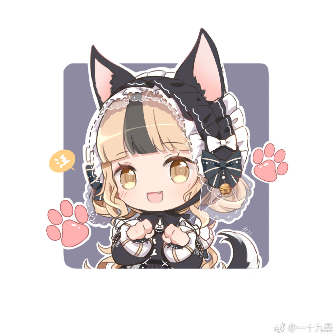 1girl, animal_ear_fluff, animal_ears, bell, black_bow, black_bowtie, black_dress, black_hair