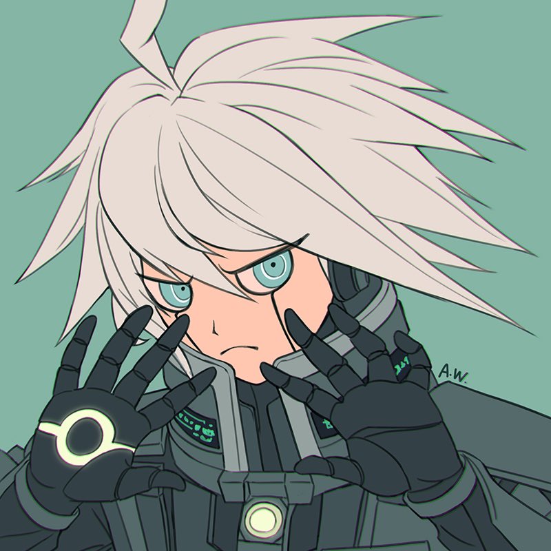 arthasw, danganronpa_(series), danganronpa_v3:_killing_harmony, hands_up, k1-b0, robot