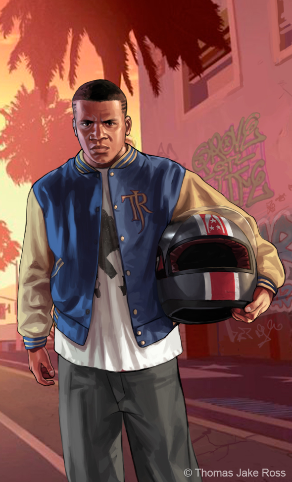 franklin_clinton, grand_theft_auto, grand_theft_auto_v, helmet, holding, los_angeles, motorcycle_helmet, non-web_source